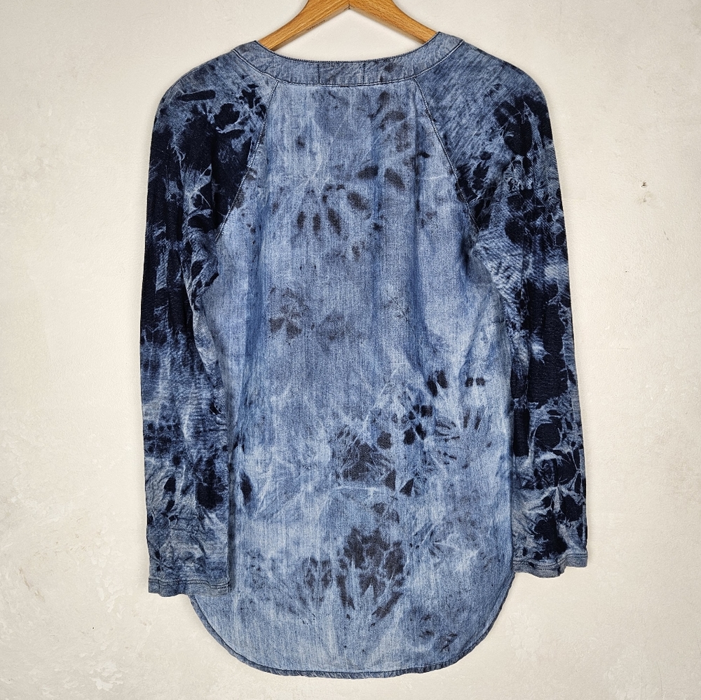 Cloth & Stone Chambray Popover Top - image 6